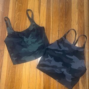 Camo Print Crop Tops- old navy power soft